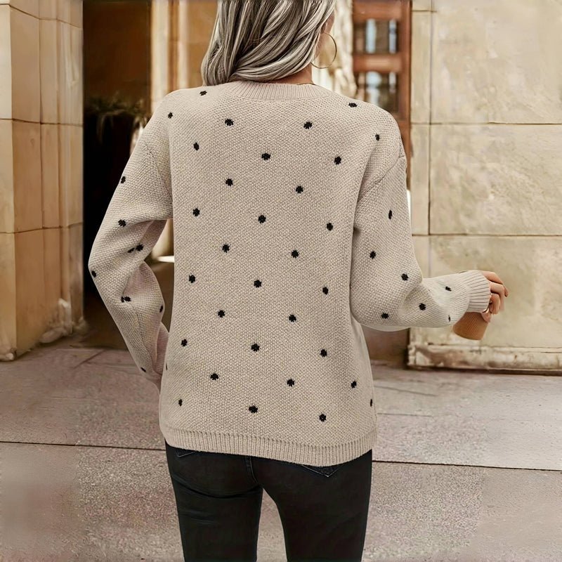 Ingrid™ | Casual prickig stickad tröja - Fjord Stockholm