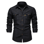 Viktor™ | Bomull Denim Skjorta - Fjord Stockholm