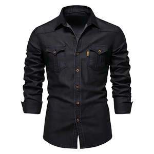 Viktor™ | Bomull Denim Skjorta - Fjord Stockholm