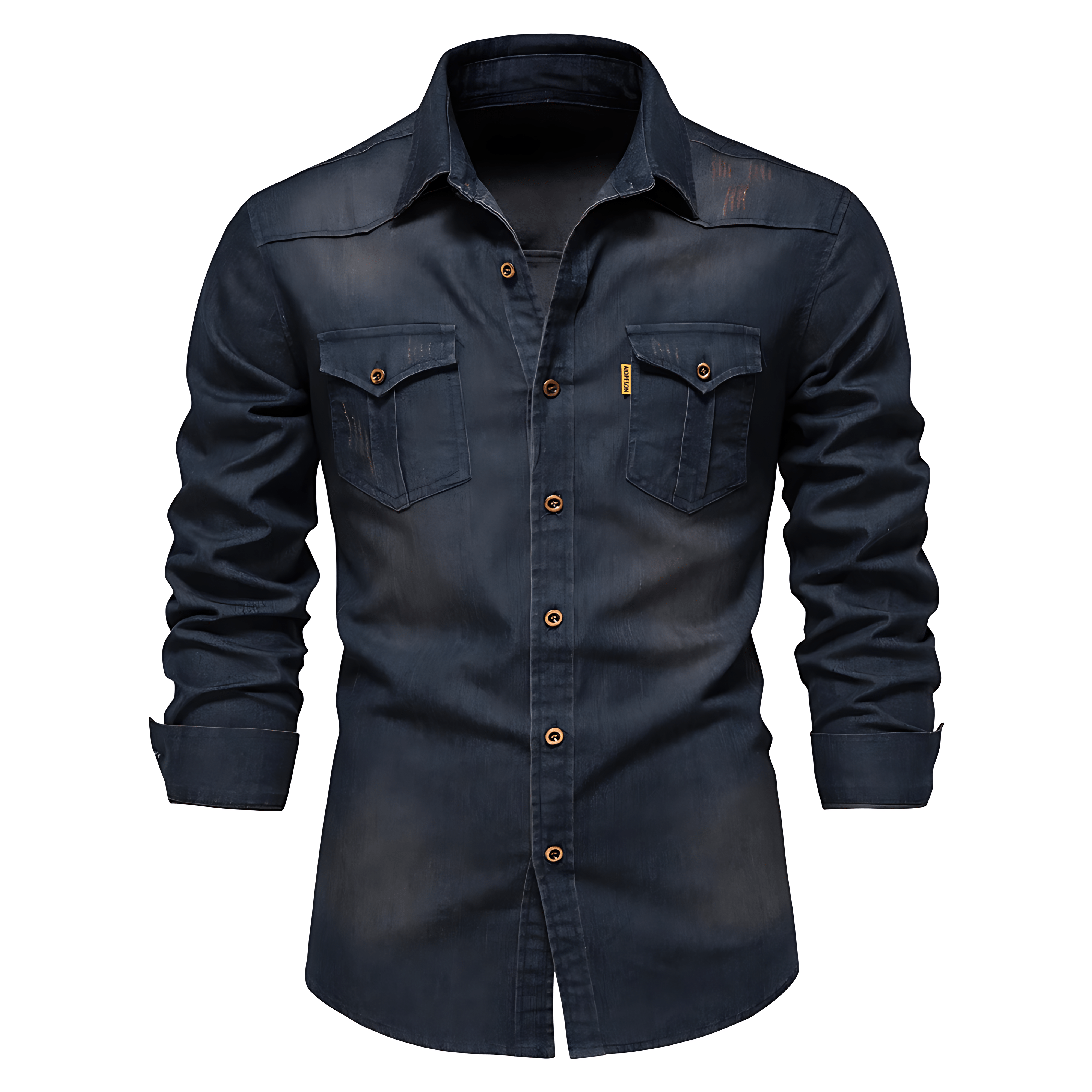 Viktor™ | Bomull Denim Skjorta - Fjord Stockholm