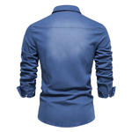 Viktor™ | Bomull Denim Skjorta - Fjord Stockholm