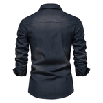 Viktor™ | Bomull Denim Skjorta - Fjord Stockholm