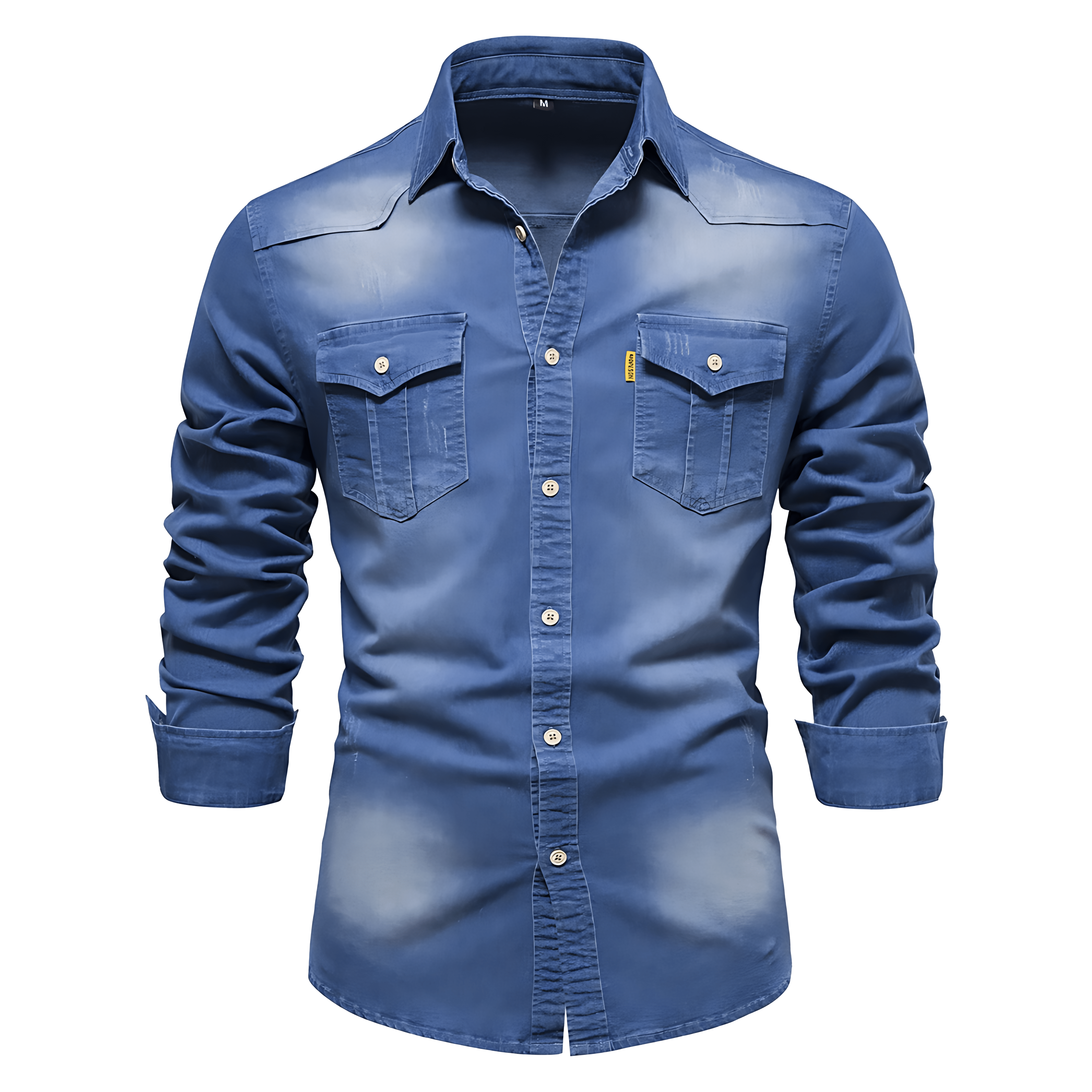 Viktor™ | Bomull Denim Skjorta - Fjord Stockholm